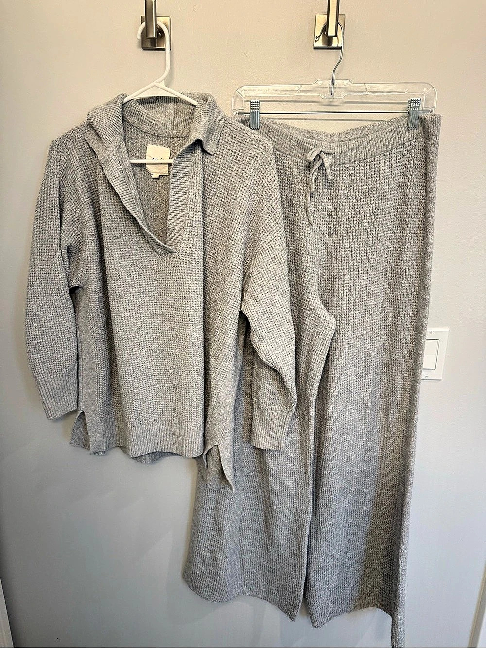 aerie CozyUp Waffle Matching Set